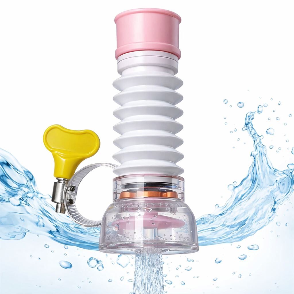360° Adjustable Splash-Proof Faucet Extender & Water Filter