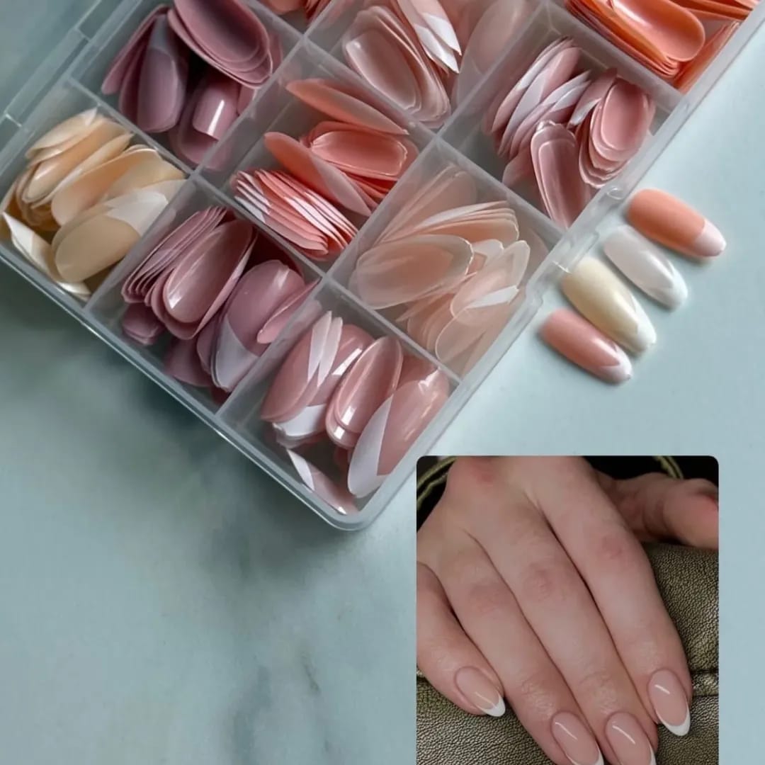 144 Pcs Multicolor Nails Box – Stylish, Durable & Easy-to-Use False Nails for Everyday Fashion