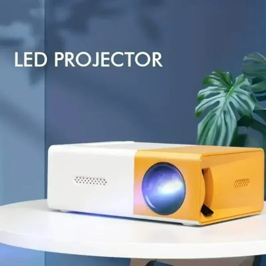 Portable YG300 Mini LED Projector 88 inches Screen A1 LED LCD Mini Video Projector – International Version | Compact