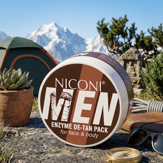 By 1 Get 1 Free...Niconi Men Enzyme De Tan Pack - Skincare Product Designed For Skincare And Daily Care Routine - 100ml