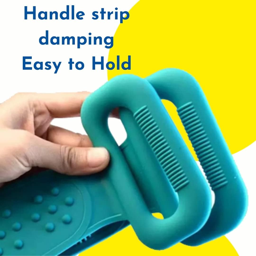 2 Pic Silicone Back Scrubber Bath Belts - Bath Accessory Designed For Body Exfoliation And Daily Hygiene Routine (Random Color)
