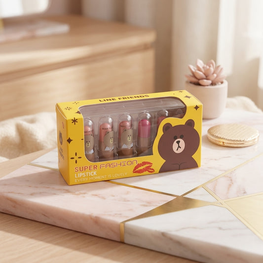 12 Pcs Multicolor Mini Capsule Lipsticks Set