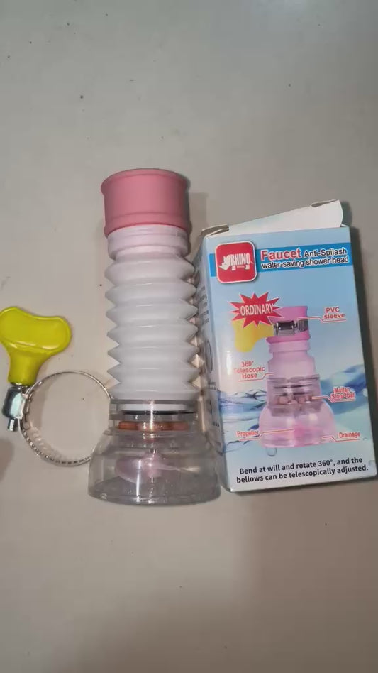 360° Adjustable Splash-Proof Faucet Extender & Water Filter